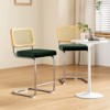 FURNIinspire Dining Chair, Counter Height Bar Stools Set of 2, Bar Chairs and Stools, Armless, Ideal for Kitchen Islands, Green, 18.9"*17.7"*37.4" - 2 of 4