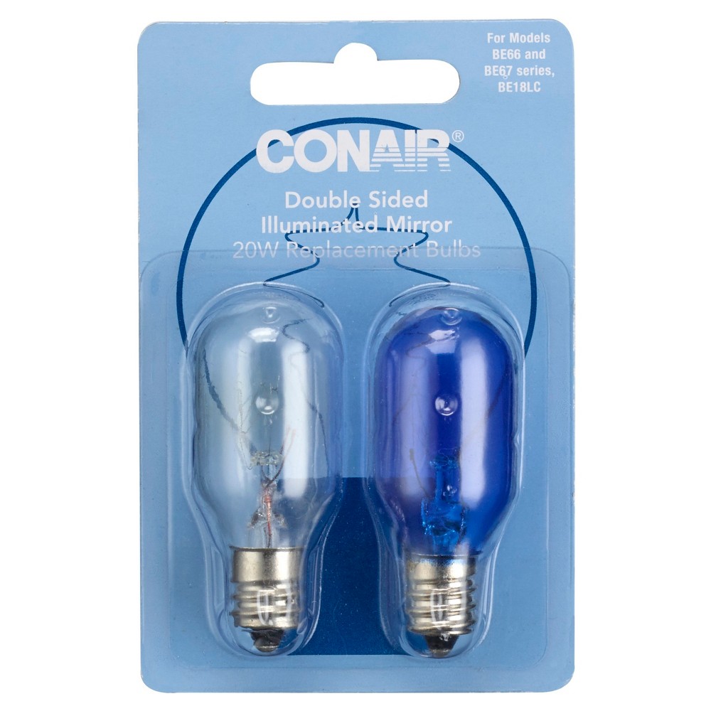 UPC 074108091420 product image for Conair Blue & Clear Replacement Bulbs - 2 Bulbs | upcitemdb.com