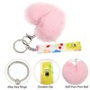 Unique Bargains Card Grabber Keychain for Women with Pom Ball - 3 of 4