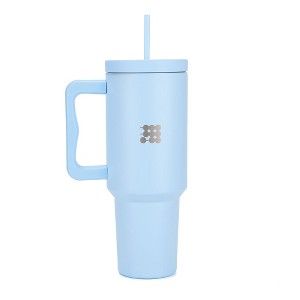 Cubitt Insulated Stainless Steel 40 oz Tumbler with Handle and Straw Lid, Cupholder friendly - 1 of 4