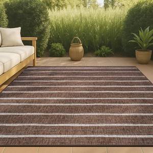 JONATHAN Y Colonia Berber Stripe Indoor/Outdoor Area Rug - 1 of 4