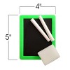 ArtCreativity Neon Chalkboard Set for Kids 1 Mini Chalk Board, 2 Chalk Sticks, and 1 Eraser (12 Kits) - 4 of 4