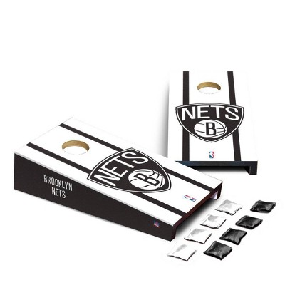 NBA Brooklyn Nets Desktop Cornhole Board Set
