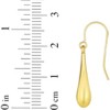 10k Yellow Gold 28mm Teardrop Earrings - 3 of 3