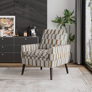 Handy Living Allyson Mid-Century Modern Small Space Armchair - 1 of 4
