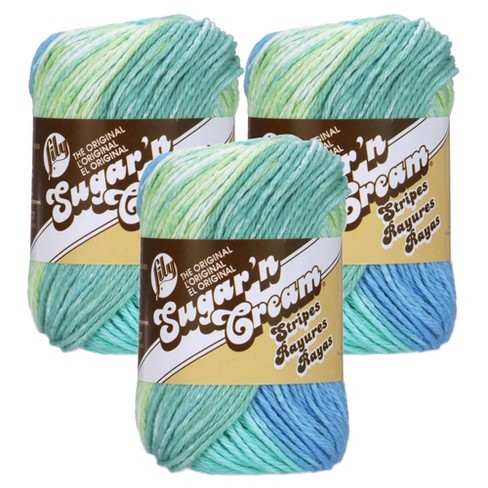 Lily Sugar'n Cream Yarn - Ombres Super Size-Over The Rainbow, 1