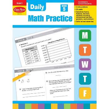 Daily Math Practice, Grade 5 Teacher Edition - by  Evan-Moor Corporation (Paperback)
