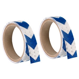 Unique Bargains Arrow Waterproof Adhesive High Visibility Warning Trucks Cars Reflective Tape 2 Pcs - 1 of 4