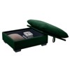 FONTOI Ottomans Footrest to Combine with 2 Seater Sofa, 3 Seater Sofa and 4 Seater Sofa, Green, 32.67"*18.11"*36.61" - 2 of 4