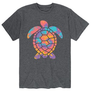 Men's - Instant Message - Tie Dye Turtle Short Sleeve Graphic T-Shirt - 1 of 4