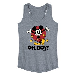 Women's - Disney - Mickey Mouse Graphic Racerback Tank - 1 of 4