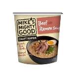 Mike's Mighty Good Beef Ramen Noodle Soup Cup - 1.8oz