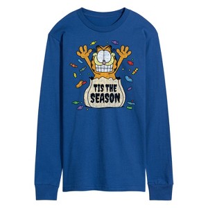 Men's - Garfield - Tis The Season Long Sleeve Graphic T-Shirt - 1 of 4