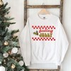 Simply Sage Market Women's Graphic Sweatshirt Feeling Jolly Checkered - 3 of 4