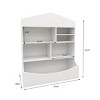 Book Rack Modern with Open Shelves and Toy Bin for Kids Room 31.5in Wide - 3irtyhousy - 4 of 4