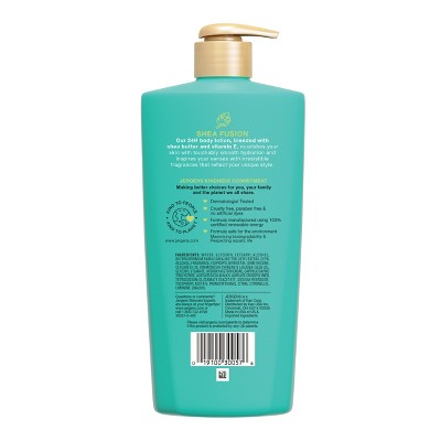 Jergens Shea Fusion Tropical Escape Scented Body Lotion with Vitamin E - 14 fl oz: Moisturizing, Smoothing, Paraben-Free, For Dry Skin