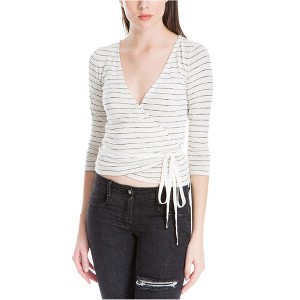 Max Studio London Womens Sylvie Wrap Blouse - 1 of 1