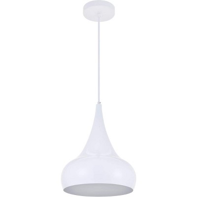 White Aluminum Contemporary Pendant Light