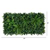 Nearly Natural 20-in x 40-in UV Resistant Andean Cloud Forest Artificial Living Wall Panel (Indoor/Outdoor) - 2 of 4