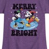 Girls' - Disney - Merry And Bright Fitted Short Sleeve Graphic T-Shirt - 2 of 4