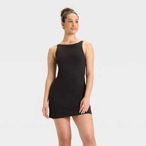 Women's Knit High Neck Active Dress - All In Motion™ - 1 of 4
