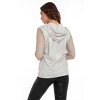 Women's Netted Sleeve Microfiber Hoodie Jacket - ANGEL - image 3 of 4