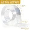 Itopfox Heavy Duty Double Sided Tape - Strong Adhesion Reusable Nano Tape, No Residue Removable Mounting for Walls Bathroom Party Decorations - 2 of 4