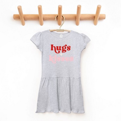 The Juniper Shop Hugs And Kisses Toddler Graphic Dress