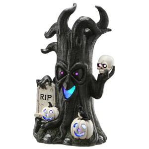 15" Frightening Face Haunted Tree - National Tree Company - 1 of 4