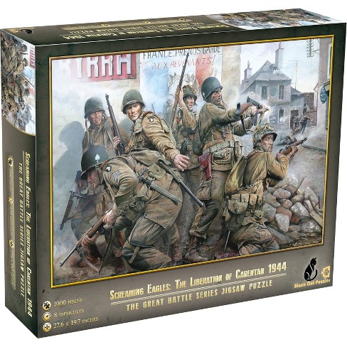 Mchezo Screaming Eagles: The Liberation of Carentan 1944 WWII: Jigsaw Puzzle, 1000-Piece - image 1 of 4