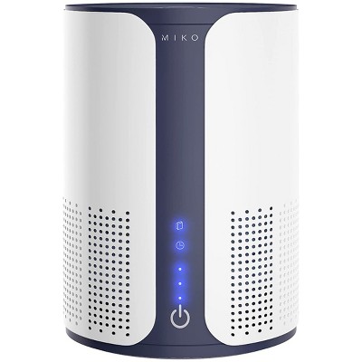 Miko Hepa Air Purifier With Essential Oil Diffuser In White : Target