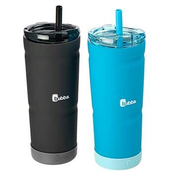 mininoo 24 oz Insulated Tumbler with Handle, Double Wall Vacuum Insulated  Coffee Cup with Lid and Straw, Leakproof (Lake blue) - Yahoo Shopping