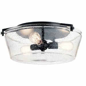 Kichler Lighting Alton 3 - Light Flush Mount in  Black - 1 of 2