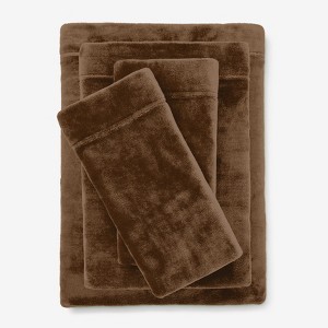 BrylaneHome BH Studio 4 Piece Microfleece Sheet Set - 1 of 2