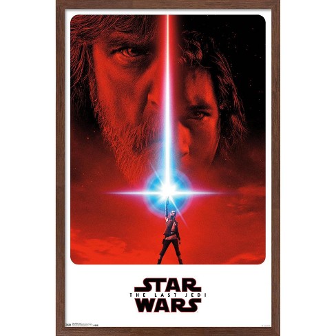 Trends International Star Wars: The Last Jedi - One Sheet (no Billing Block)  Unframed Wall Poster Print White Mounts Bundle 14.725 X 22.375 : Target