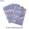 Unique Bargains Gift Wrap Paper Easter Glossy Coated Paper 27.56"x19.69" 5 Pcs - 3 of 4