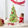 Best Choice Products Prelit Colored Christmas Tree, 4ft Artificial Tree Holiday Decor w/ LED Lights - 3 of 4