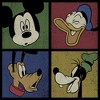 Boy's Disney Mickey Mouse Character Square Pull Over Hoodie - 2 of 4