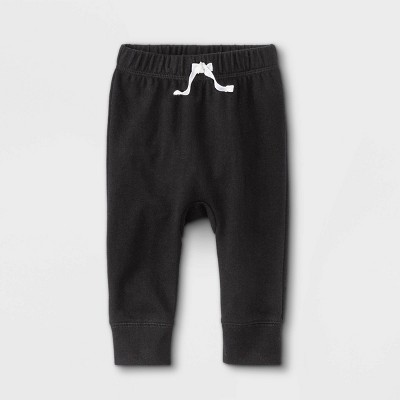 Image of Baby Harem Knit Jogger Pants - Cat & Jack™ Black 6-9M