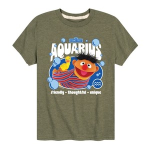 Boys' - Sesame Street - Ernie Aquarius Short Sleeve Graphic T-Shirt - 1 of 4