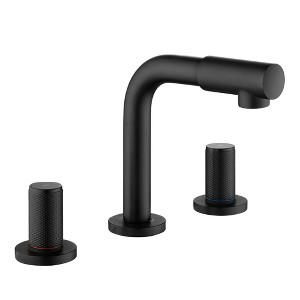 CLIHOME 8 in. Widespread 2-Handle Bathroom Faucet with 360-Degree Swivel Nozzle and Spout - 1 of 4