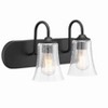 Craftmade Lighting Gwyneth 2 - Light Vanity in  Flat Black - 2 of 2