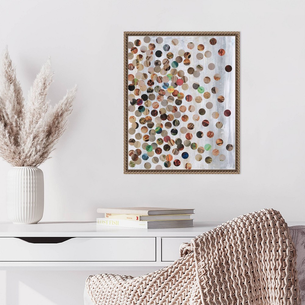 Photos - Other Decoration Amanti Art 16"x20" 100 Pennies II by Natalie Avondet Framed Canvas Wall Art Print