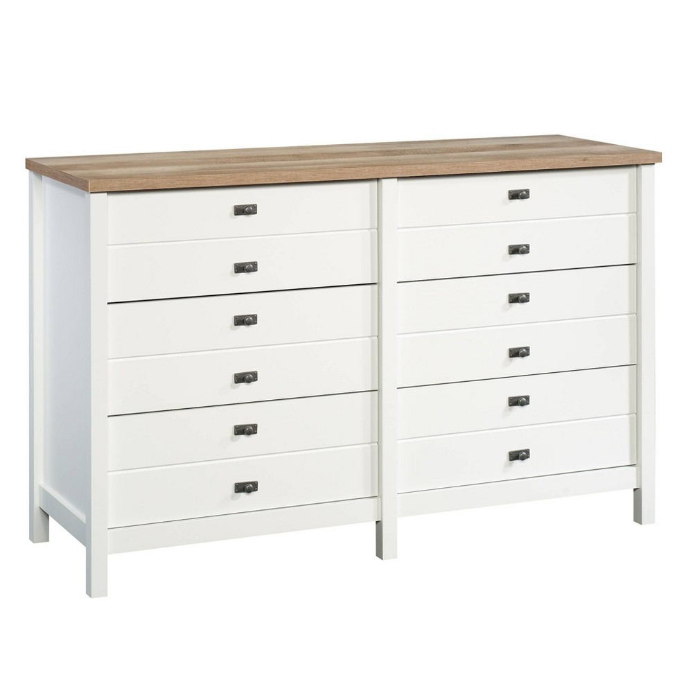 Photos - Dresser / Chests of Drawers Sauder Cottage Road Dresser Soft White  