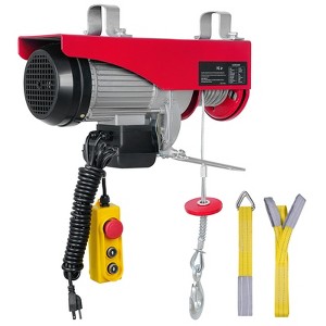 VEVOR 880lbs Electric Hoist with 14ft Wired Remote Control,110V Electric Hoist Attic Lift 20-40 FT Lifting Height for Garage Attic Warehouse Factory - 1 of 4