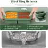 Silicone Freezer Trays with Lid, Easy-Release Reusable Soup Containers for Freezing Broths, Sauces, and Leftovers - 3 of 4