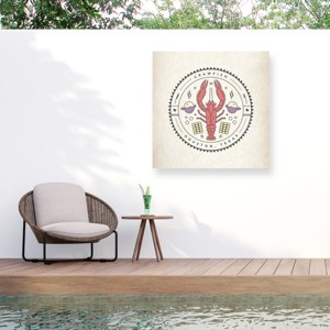 "Houston Texas Crawfish" Outdoor Canvas - 1 of 4