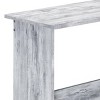 INFURNIC Decorative Bookshelf L Shape Writing Desk and 3-tier bookshelf design stability longevity, Gray, 39.5"*32.5"*34.5" - 3 of 4