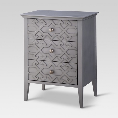 Fretwork Accent Table Threshold
