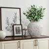 LuxenHome 10.7" Mottled Gray Cement Globe Vase, Round Decorative Accent for Home Decor Multicolored - 4 of 4